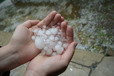 Llovi m s de 100 mm en Pampa del Indio y hubo granizo en Los