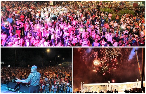 #107AñosDeSueños: La Termal inició los festejos por el aniversario con música y fuegos artificiales