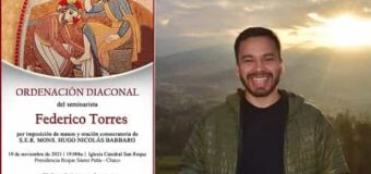 San Roque palpita la Ordenación Diaconal de Federico Torres
