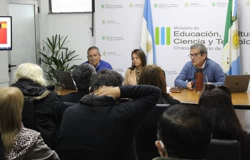 Lineras explicó a sindicatos docentes como se implementará la ampliación de jornada