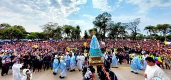 Multitudinaria misa de cierre de la Peregrinación Juvenil en Itatí con 300 mil peregrinos