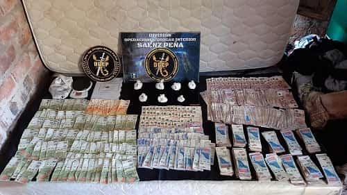 Quitlipi: Tras allanamiento detienen a una mujer con Cocaina y más de 260 mil pesos.