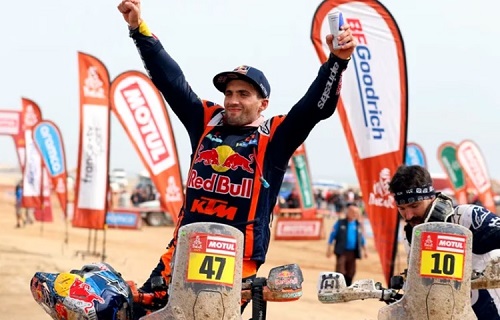 Kevin Benavides se consagró campeón del Rally Dakar en motos