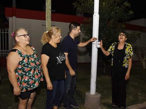 El barrio San Martín cuenta con nueva iluminación en sus calles