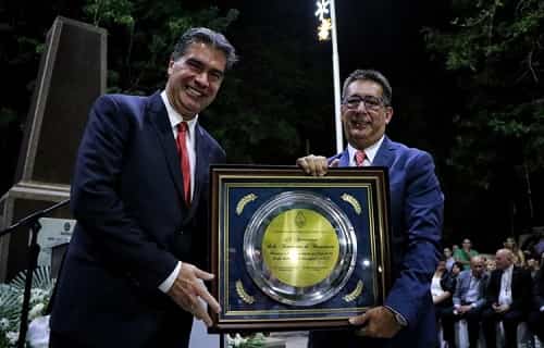 Capitanich y Martínez compartieron acto por el aniversario de la ciudad capital del Chaco