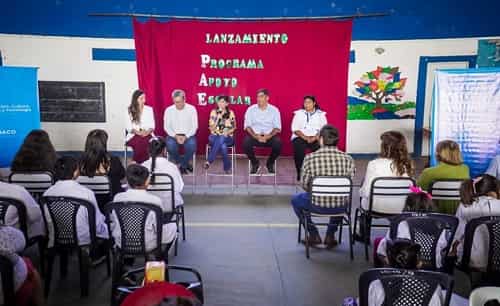 Lineras y Rach Quiroga lanzaron la ampliación del Programa de Apoyo a la Escolaridad