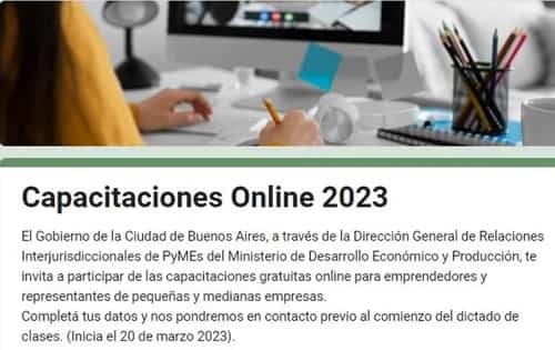 Capacitaciones online gratis para PyMEs de Chaco
