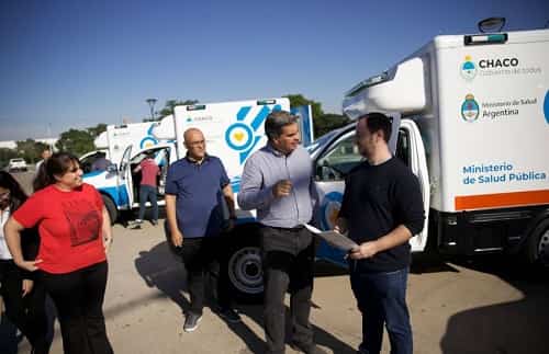 Gobierno entregó seis ambulancias para Comandancia Frías, Fuerte Esperanza, Nueva Pompeya, El Sauzalito y El Espinillo, y zonas aledañas