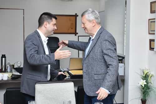 El intendente Bruno Cipolini recibió al Embajador de la República Eslovaca