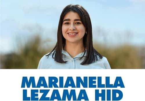 Marianella Lezama Hid , precandidata a vicepresidenta de Libres del Sur, llega este martes a Chaco